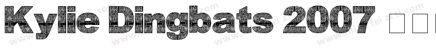 Kylie Dingbats 2007字体转换